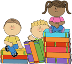 kids with books 